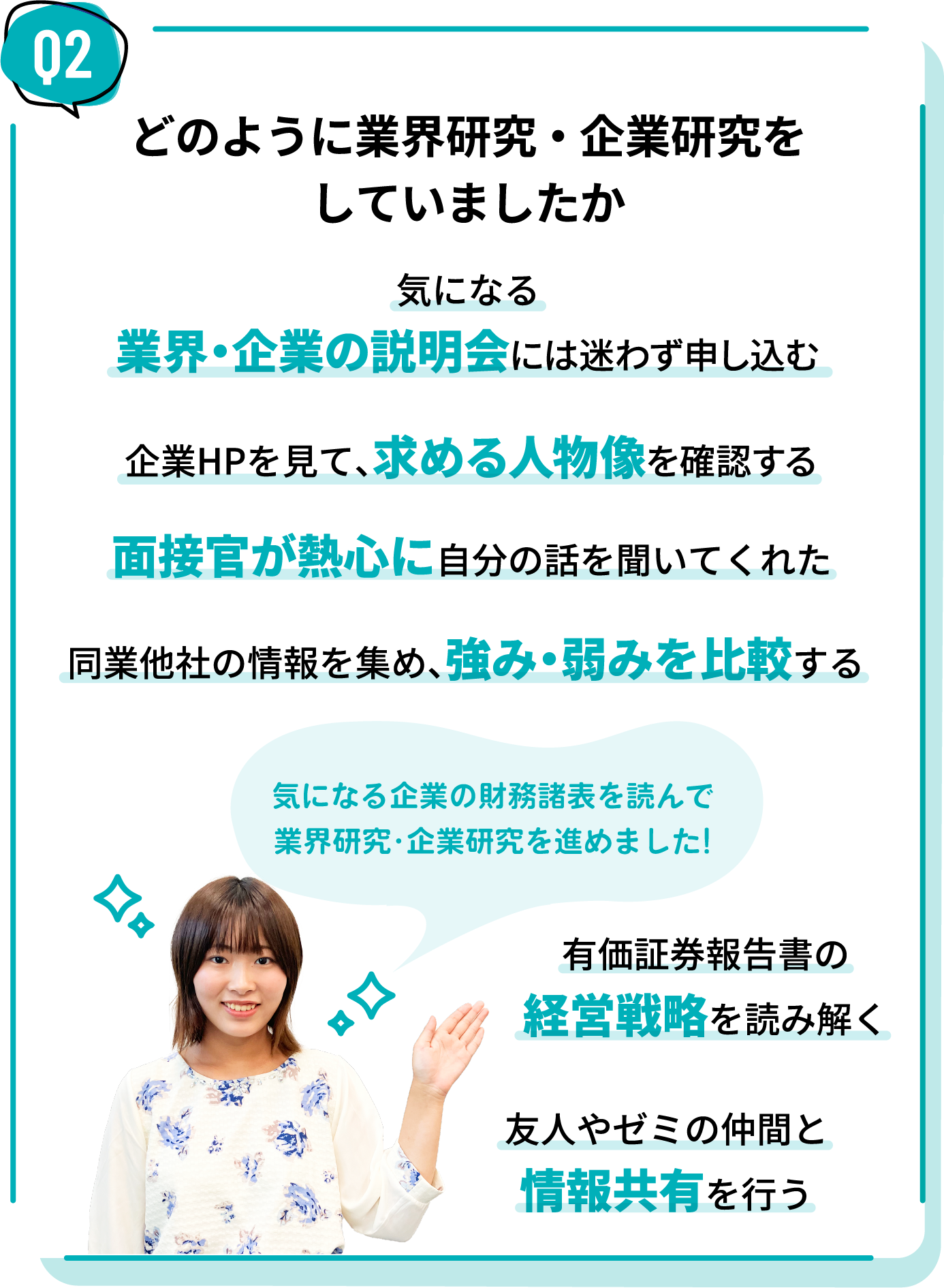 どのように業界研究・企業研究をしていましたか